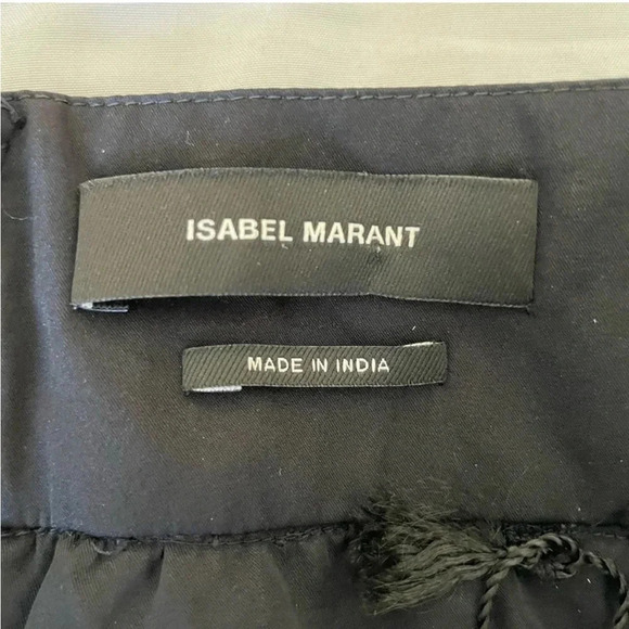 Isabel Marant black ruffle mini skirt - Picture 3 of 12